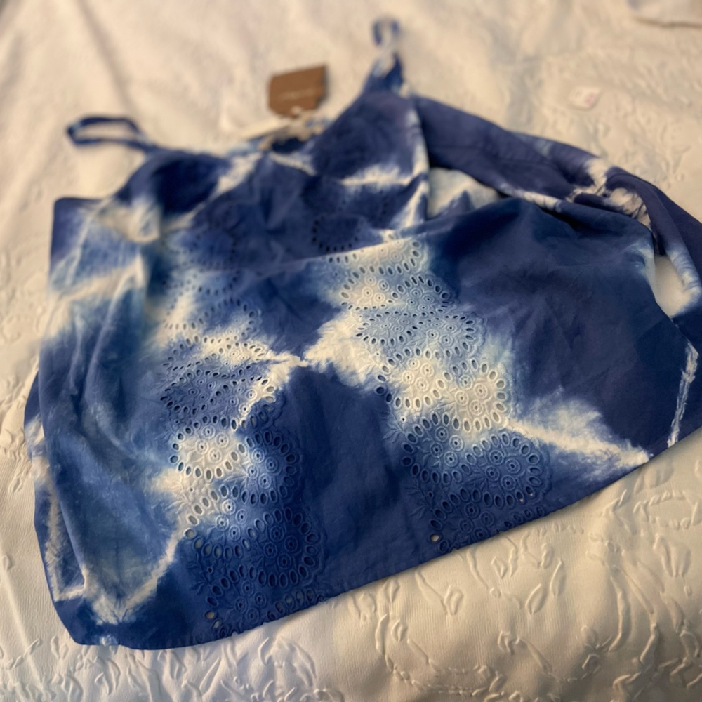 New with Tags Tie Dye Lined Tank Top size Lg!